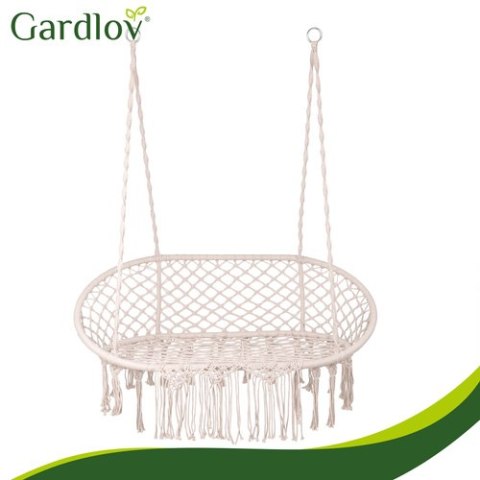 Huśtawka bocianie gniazdo podwójna kremowa Gardlov