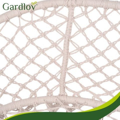 Huśtawka bocianie gniazdo podwójna kremowa Gardlov