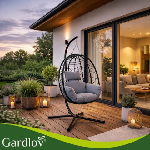 Huśtawka - fotel wiszący 185cm Gardlov