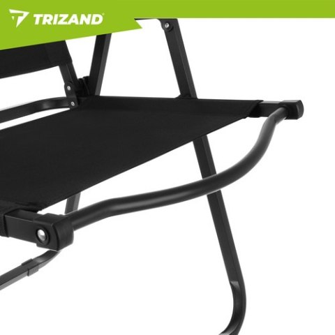 Krzesło ogrodowe 54x56x79cm czarne Trizand