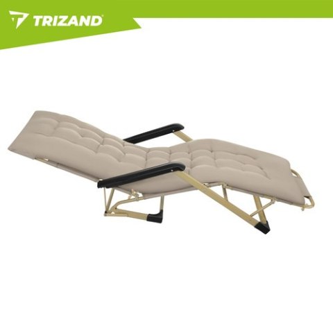 Leżak ogrodowy składany 60x177x30cm Trizand