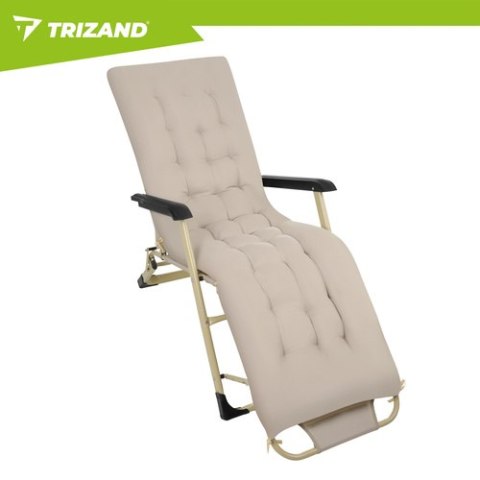 Leżak ogrodowy składany 60x177x30cm Trizand