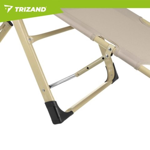 Leżak ogrodowy składany 60x177x30cm Trizand