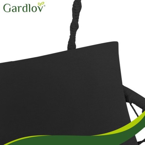 Poduszka na huśtawkę podwójną- czarna Gardlov