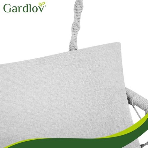 Poduszka na huśtawkę podwójną- szara Gardlov