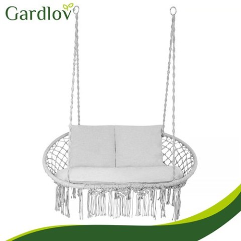 Poduszka na huśtawkę podwójną- szara Gardlov