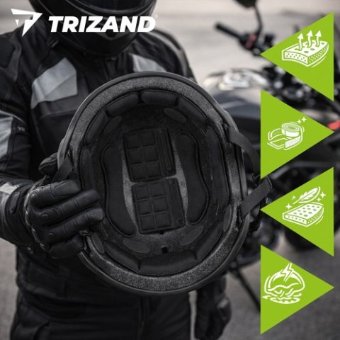 Wkładki do kasku - 54szt. Trizand