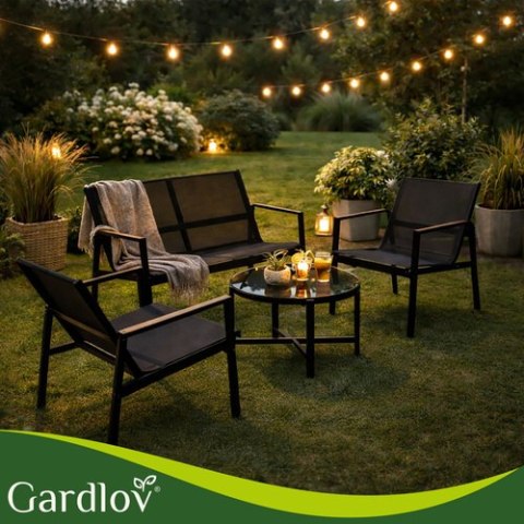 Zestaw mebli balkonowych - 4el. Gardlov