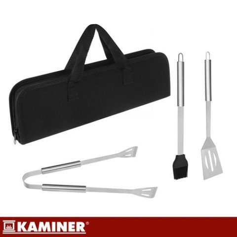 Zestaw przyborów do grilla - 3 szt. Kaminer 27180