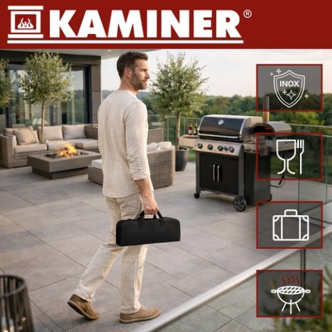 Zestaw przyborów do grilla - 6 szt. Kaminer 27178