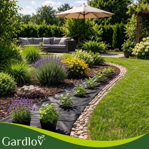 Agrowłóknina czarna 1,6x20m 50g/m2 Gardlov