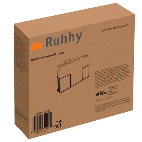 Deska bambusowa do krojenia- 4szt. Ruhhy