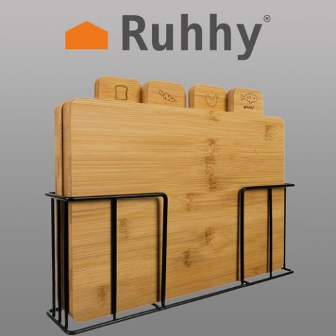 Deska bambusowa do krojenia- 4szt. Ruhhy