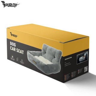 Fotelik samochodowy dla psa L 53x42x30cm Purlov