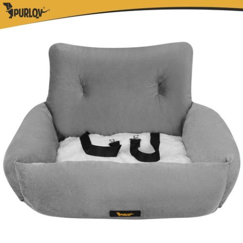 Fotelik samochodowy dla psa L 53x42x30cm Purlov