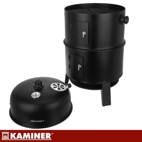 Grill ogrodowy z pokrywą 44x80x42cm Kaminer