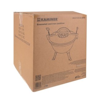 Kociołek żeliwny emaliowany 10l Kaminer