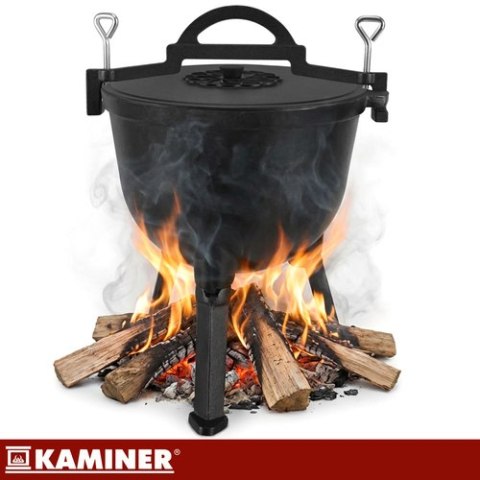 Kociołek żeliwny emaliowany 10l Kaminer