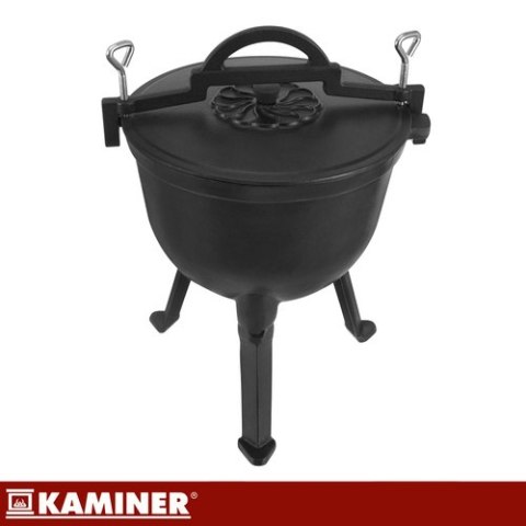 Kociołek żeliwny emaliowany 10l Kaminer