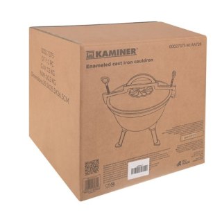 Kociołek żeliwny emaliowany 8l Kaminer