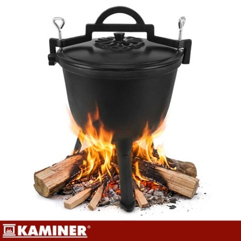 Kociołek żeliwny emaliowany 8l Kaminer
