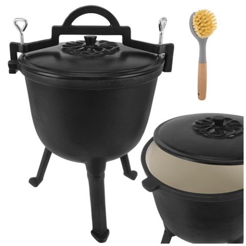 Kociołek żeliwny emaliowany 8l Kaminer