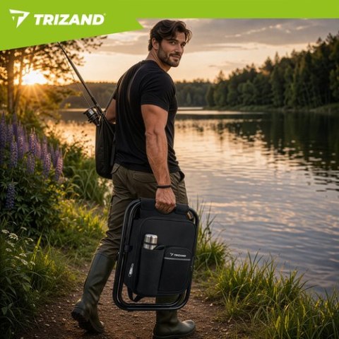 Krzesło wędkarskie z plecakiem Trizand 27333