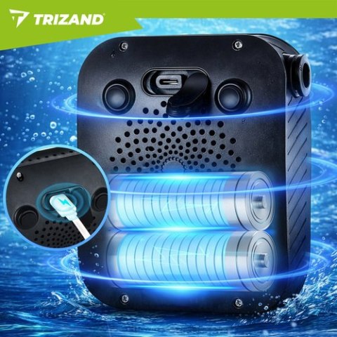 Prysznic turystyczny na akumulator 8000mAh Trizand