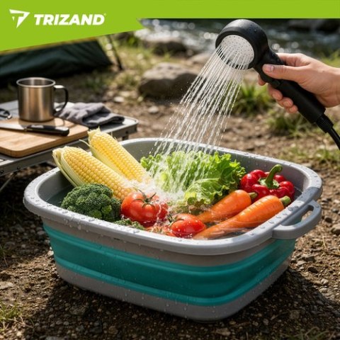 Prysznic turystyczny na akumulator 8000mAh Trizand