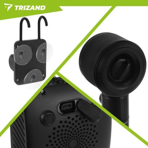 Prysznic turystyczny na akumulator 8000mAh Trizand