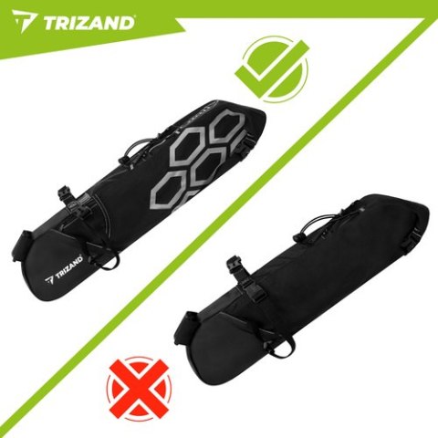 Sakwa rowerowa podsiodłowa 12L Trizand