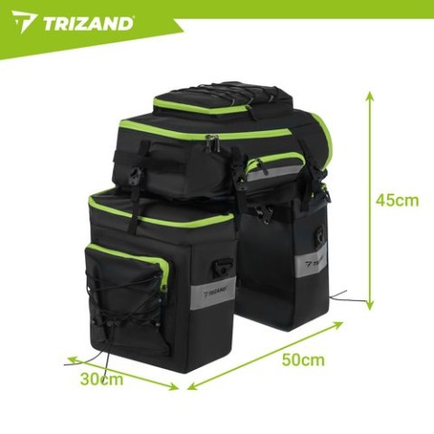 Sakwa rowerowa wodoodporna 53L Trizand
