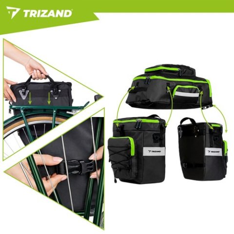 Sakwa rowerowa wodoodporna 53L Trizand