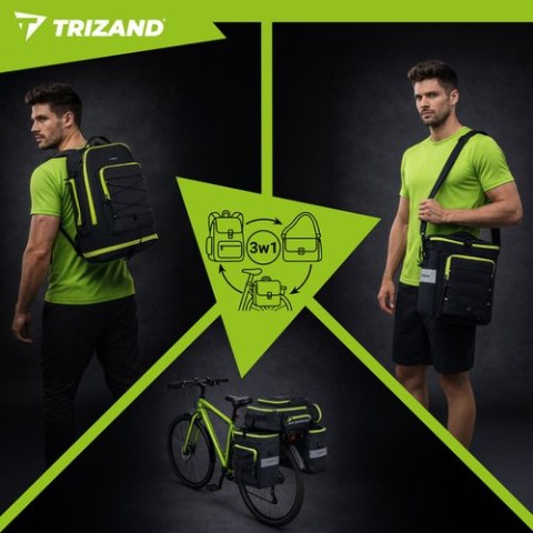 Sakwa rowerowa wodoodporna 53L Trizand