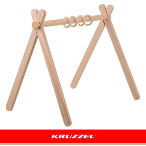 Stojak edukacyjny drewniany dla dzieci Kruzzel