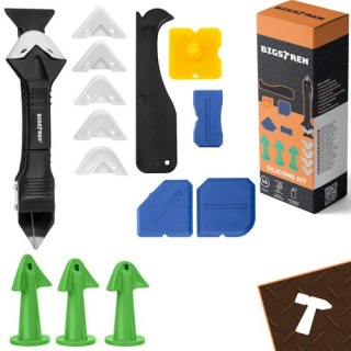 Szpachelki i końcówki do silikonu - 14el. Bigstren