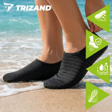 Buty do wody czarne- rozmiar 38 Trizand