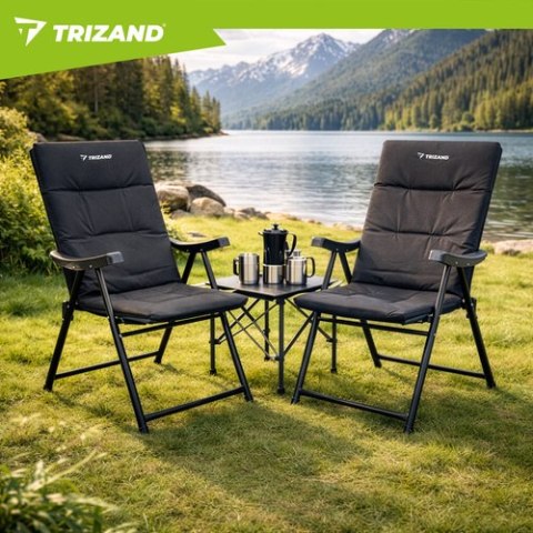 Krzesło turystyczne 59x70x91cm - 2szt.Trizand