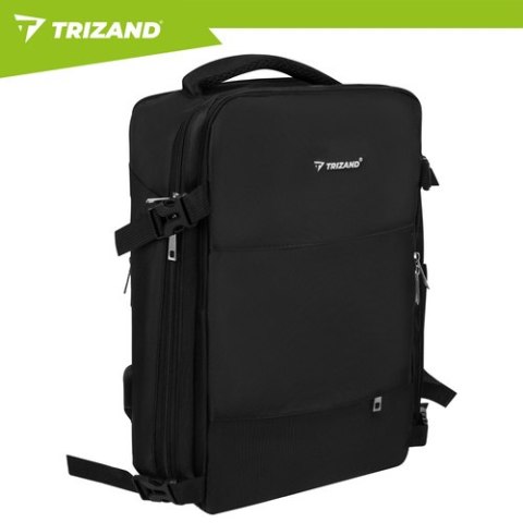 Plecak turystyczny 42x32x40cm czarny Trizand