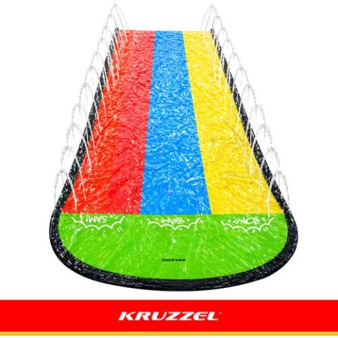 Ślizg wodny z fontanną Kruzze