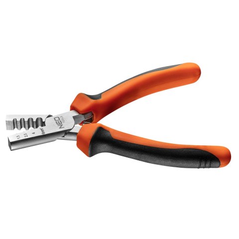 Szczypce do zaciskania końcówek 1.5 - 6 mm2 (23-13 AWG), 140 mm
