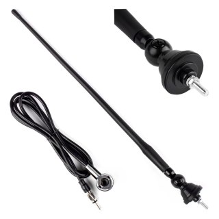 Antena samochodowa 34 cm 5 mm adapter ant02 amio-01049