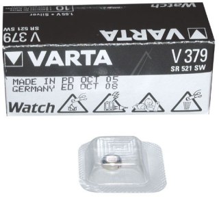1x bateria AG0 V379 379 LR521 SR521 1,5V Varta