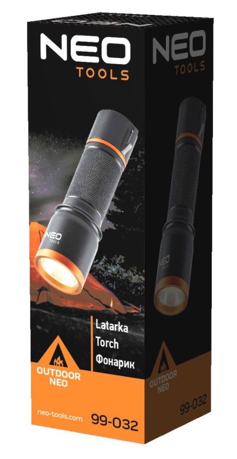 Latarka bateryjna 3 x AA 200 lm COB LED