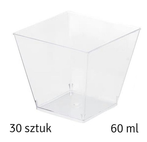 AG722 Pucharki do deserów 60ml 30szt