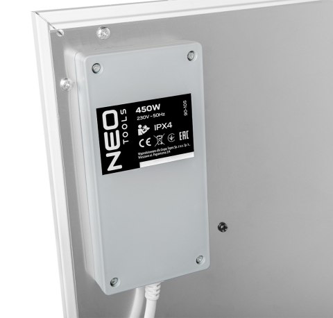 Panel grzewczy na podczerwień 450W, Wi-Fi