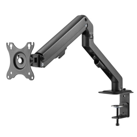Uchwyt biurkowy do monitora uniwersalny Maclean, sprężyna gazowa 17"-27" 2-7kg, VESA 75x75,100x100, MC-906