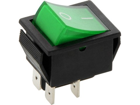 0087# Przełącznik mk621 zielony 230v podświetlany