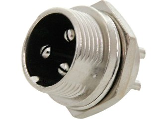24-767# Gniazdo cb mikrofonowe 3pin do obudowy
