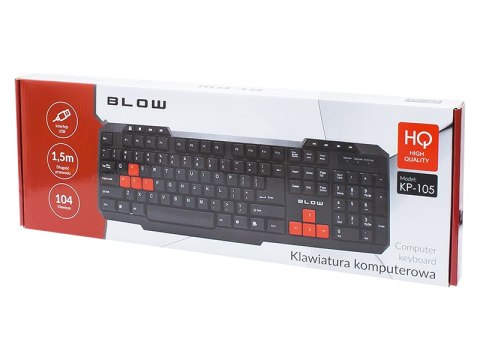 84-203# Klawiatura blow kp-105 usb czarna